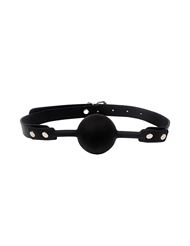 Alternate front view of BOUND TO LOVE SILICONE BALL GAG