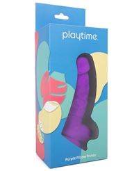 Additional ALT2 view of product PLAYTIME PURPLE PILLOW PRINCE DILDO with color code PU