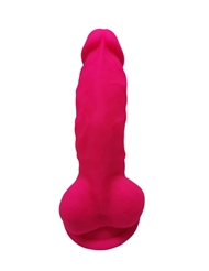 Alternate back view of PLAYTIME PINK PILLOW PRINCE DILDO