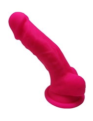 Front view of PLAYTIME PINK PILLOW PRINCE DILDO