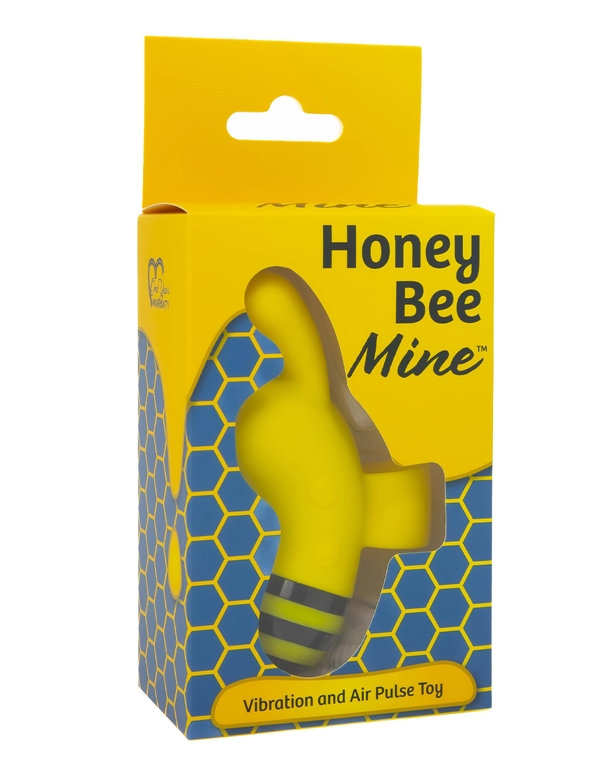 Honey Bee Mine Clitoral Stimulator Vibe ALT2 view Color: BKYL
