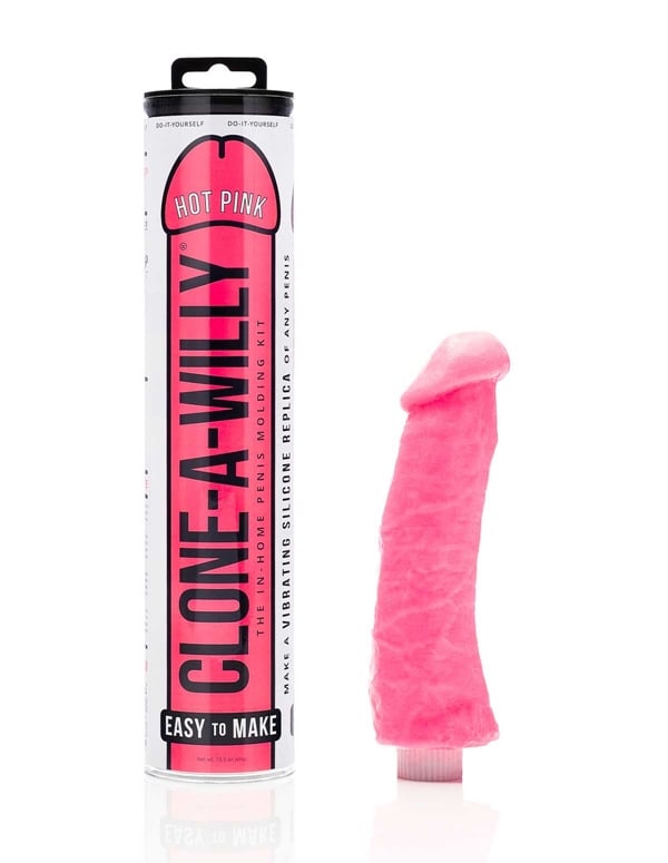 Clone A Willy Vibrator Kit Hot Pink default view Color: HP