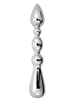 Additional SILVER view of product BOOTY BUDDIES - VIBRATING CHROME ANAL PROBE with color code SL
