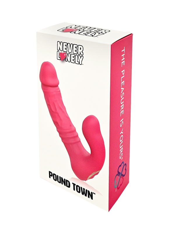 Never Lonely Pound Town Thrusting Double Vibe ALT2 view Color: HP