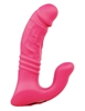 Additional HOT PINK view of product NEVER LONELY - POUND TOWN THRUSTING DOUBLE VIBE with color code HP