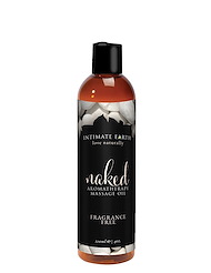 Front view of NAKED MASSAGE OIL 120ML