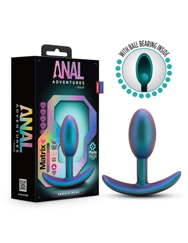 ANAL ADVENTURES MATRIX NEBULA PLUG ALT4 view Color: BL