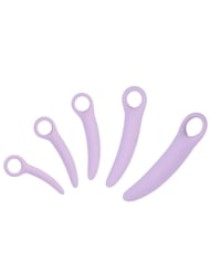 Additional  view of product SENSUAL LOVE 5-PC SILICONE DILATOR SET with color code LV