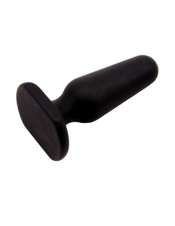 Booty Buddies Small Silicone Anal Plug ALT2 view Color: BK