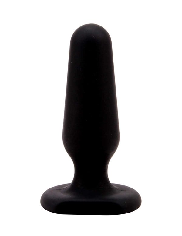 Booty Buddies Small Silicone Anal Plug default view Color: BK