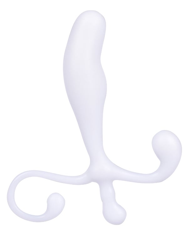 Enhancements Prostate Gear 5 Inch P-Spot Massager In White default view Color: WH
