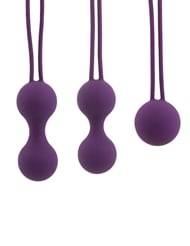 Additional  view of product SENSUAL LOVE SILICONE SMART BALLS 3-PC KEGEL EXERCISNG AID with color code PR