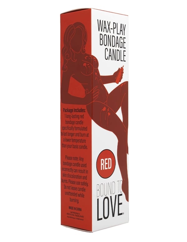 Bound To Love Wax-Play Bondage Candle ALT2 view Color: RD