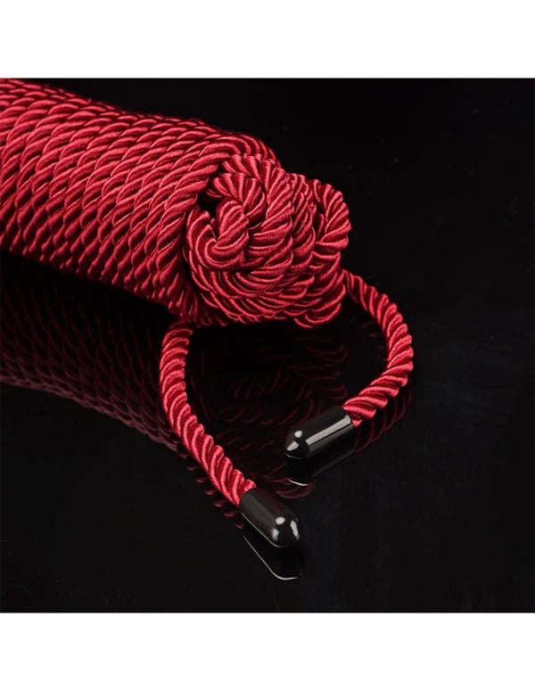 Bound To Love Deluxe Bondage Rope ALT3 view Color: RD