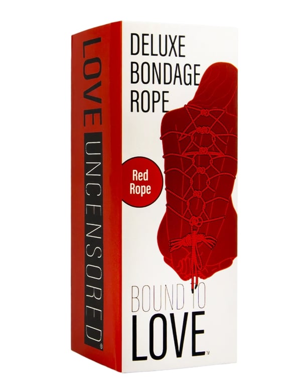 Bound To Love Deluxe Bondage Rope ALT5 view Color: RD