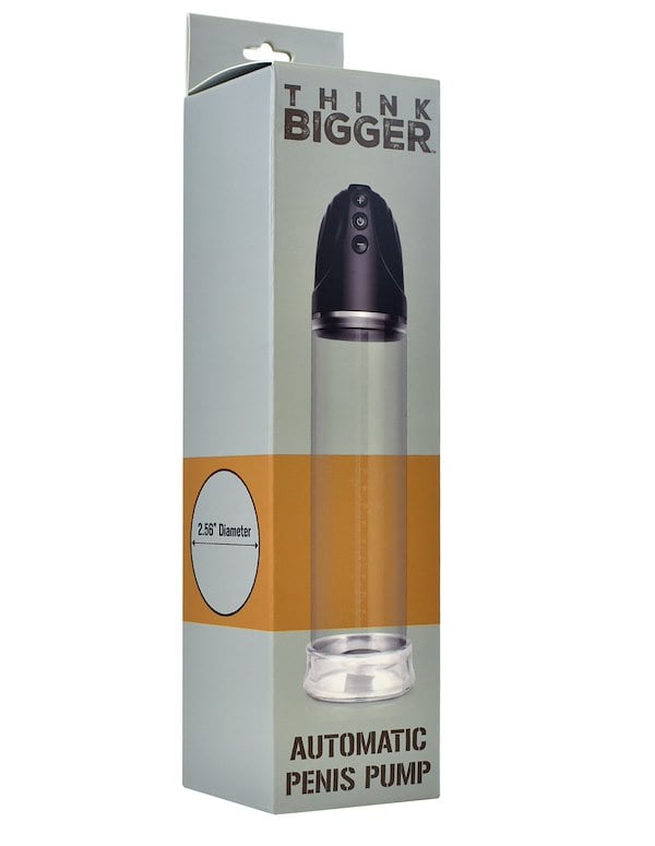 Think Bigger - Automatic Penis Pump ALT4 view Color: BK