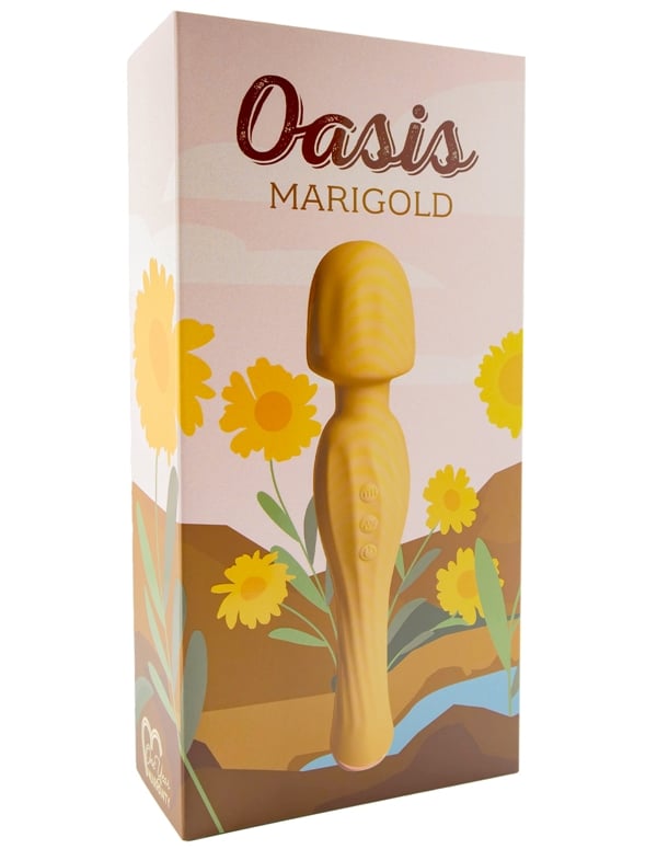 Oasis Marigold Wand Massager ALT4 view Color: YW