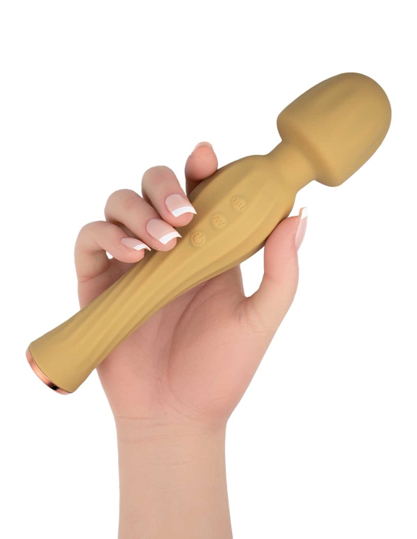 Oasis - Marigold Wand Massager ALT5 view Color: YW