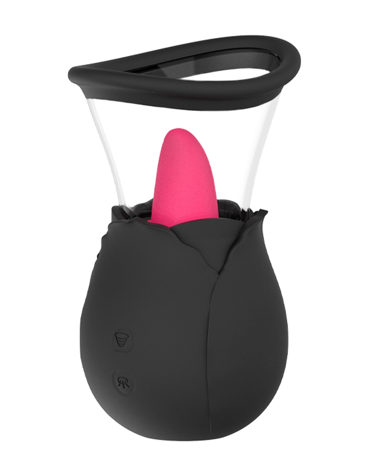 alternate image for ROSARIUM - CAROLINE SUCTION VIBRATOR WITH TONGUE