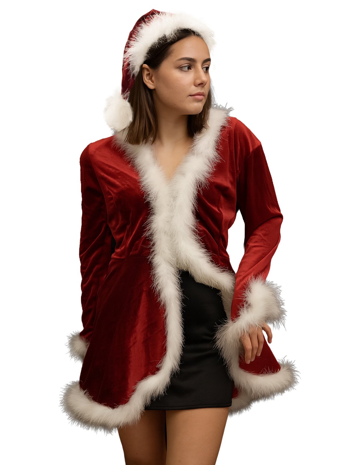 alternate image for MRS CLAUS JACKET AND HAT BY EXELNT DESIGNS