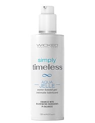 Front view of SIMPLY TIMELESS AQUA JELLE 4OZ LUBRICANT