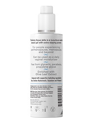 Alternate back view of SIMPLY TIMELESS AQUA JELLE 4OZ LUBRICANT