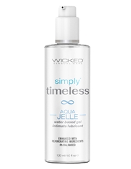 Alternate front view of SIMPLY TIMELESS AQUA JELLE 4OZ LUBRICANT