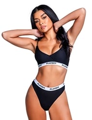 Front view of PLAYBOY LIFESTYLE 2PC SET