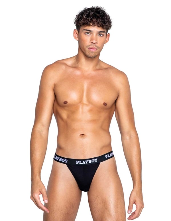 Playboy Modal Gym Thong default view Color: BW