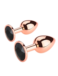 Additional  view of product FEM GEM 2PC ROSE GOLD PLUG SET with color code RGLD