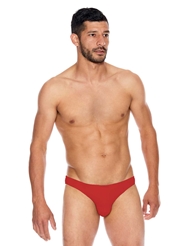 Additional  view of product RED BACKLESS BRIEF with color code RD