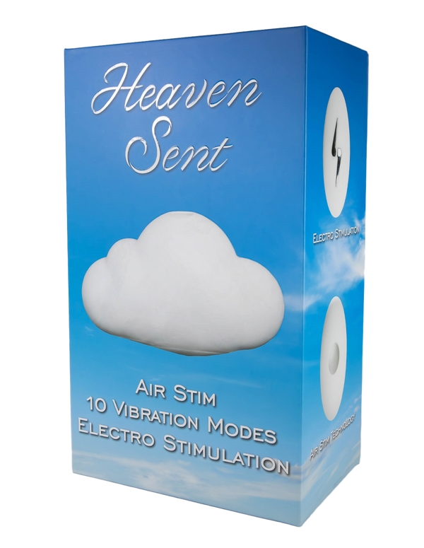 Heaven Sent Air And Electro Stim Vibrator ALT3 view Color: WH