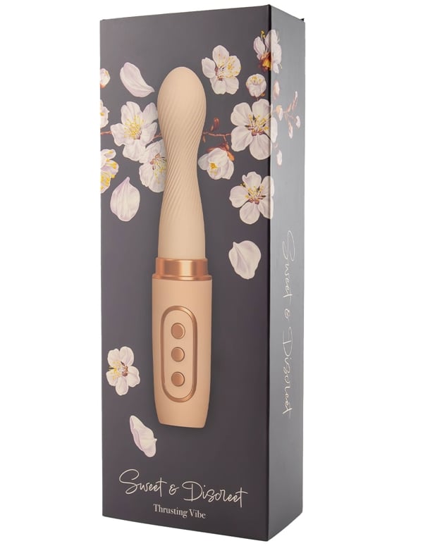 Sweet And Discreet Thrusting Vibrator ALT3 view Color: PC
