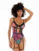 Additional MULTI view of product DREAM FLOWER TEDDY WITH LEG GARTERS with color code MC