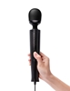 Additional BLACK view of product LE WAND DIE CAST PLUG-IN VIBRATING MASSAGER with color code BK