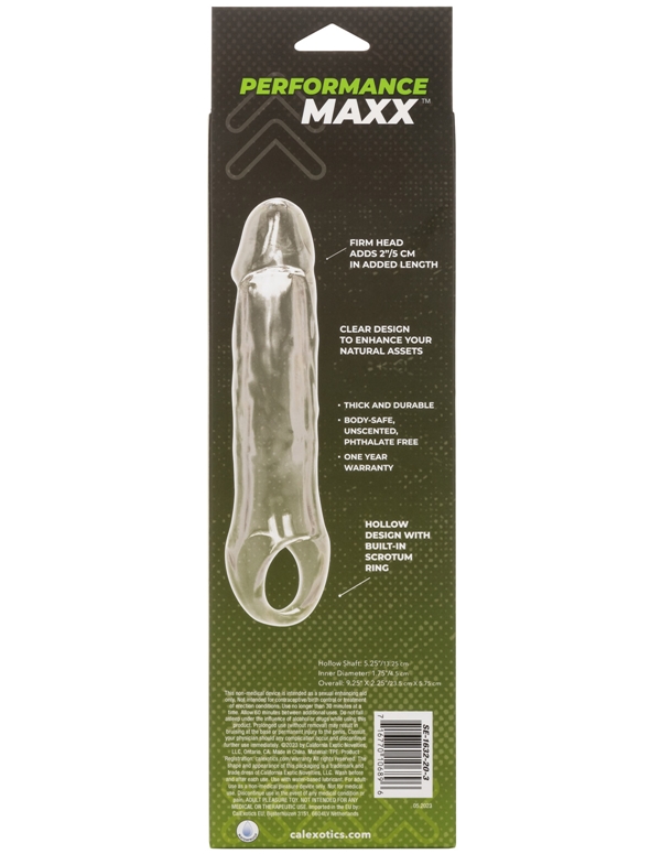 Performance Maxx Clear Extension 7.5 Inches ALT6 view Color: CL