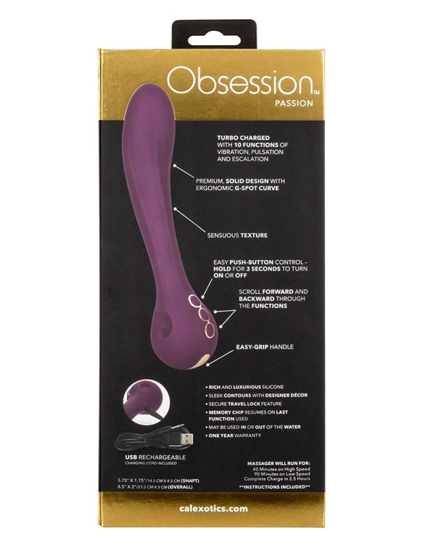 Obsession Passion Vibrator ALT10 view Color: PR