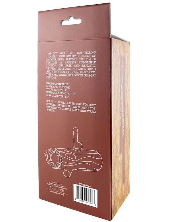 Woodie - Timber Dildo ALT3 view Color: CAR