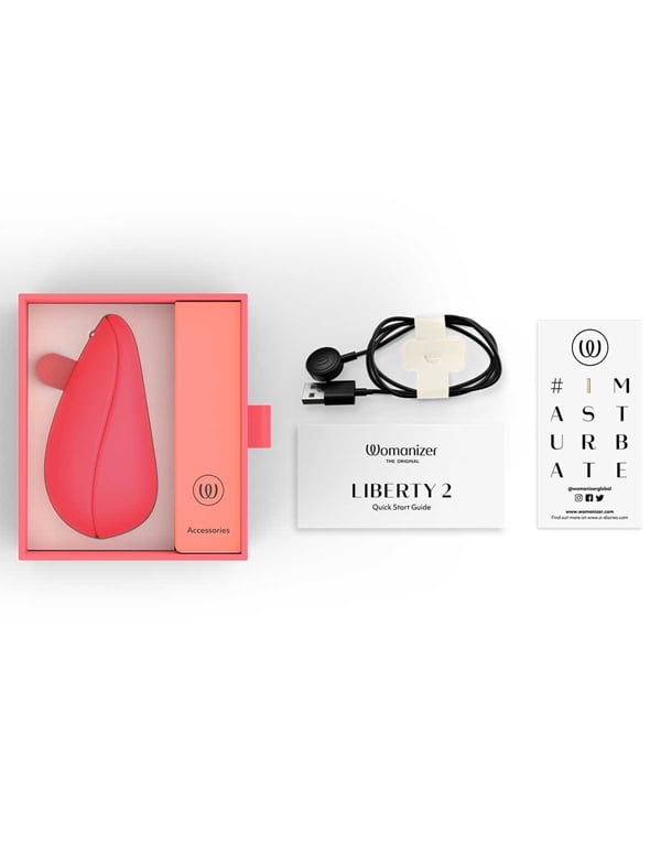 Womanizer Liberty 2 In Vibrant Rose ALT6 view Color: PK