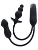 Additional BLACK view of product GENDER X DOUBLE MY PLEASURE MULTI USE VIBRATOR with color code BK