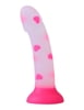 Additional HOT PINK view of product ENTRANCED - HEART-ON DILDO with color code HP