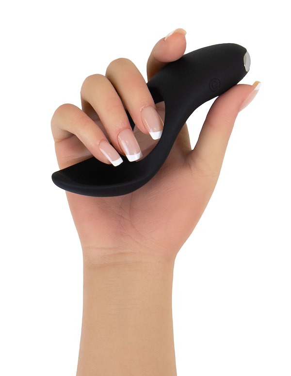 Enhancements - Ball Bolster Cock Ring ALT5 view Color: BK