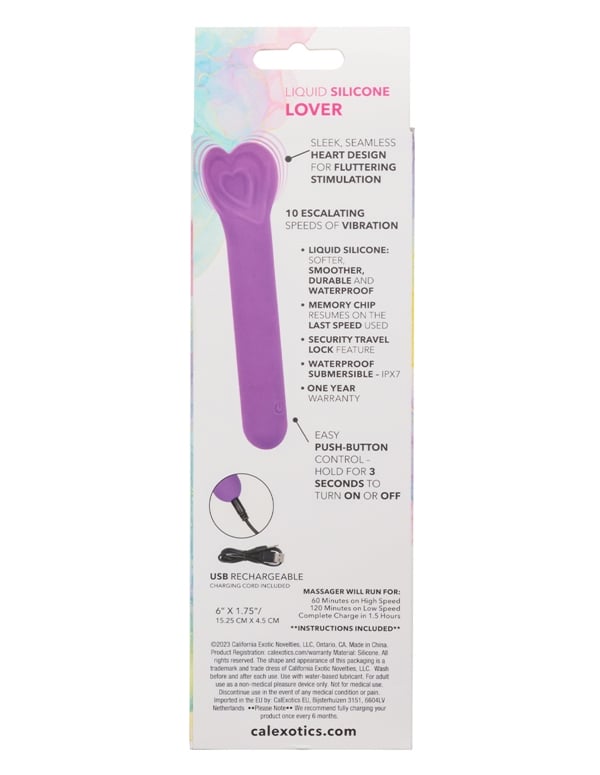 Bliss Liquid Silicone Lover Vibe ALT5 view Color: PR