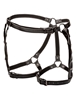 Additional BLACK view of product EUPHORIA PLUS SIZE RIDING THIGH HARNESS with color code BK