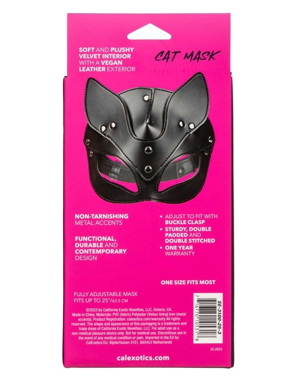 Euphoria Cat Mask ALT2 view Color: BK