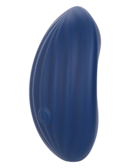 Front view of CASHMERE VELVET CURVE LAY ON CLITORAL VIBE
