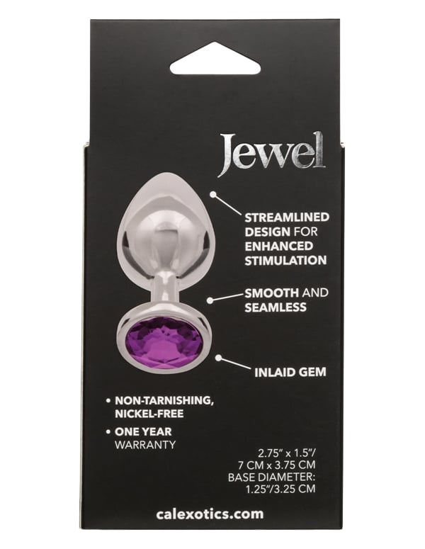 Jewel Large Amethyst Plug ALT5 view Color: PPS
