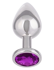 Additional  view of product JEWEL LARGE AMETHYST PLUG with color code PPS