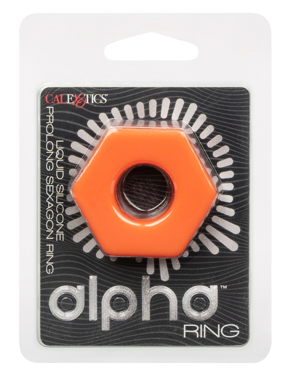 Alpha Silicone Prolong Sexagon C-Ring ALT3 view Color: OR