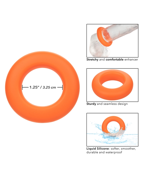 Alpha Silicone Prolong Large C-Ring ALT2 view Color: OR